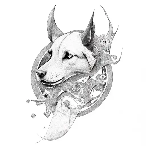 broken heart,pulse and infinity tattoo design idea