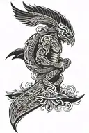 polynesian filipino wakeboard tattoo design idea