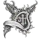 Bible scripture tattoo design idea