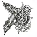 Bible scripture tattoo design idea