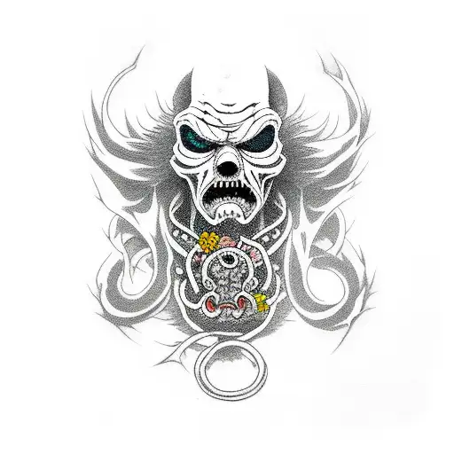 Lich from adventure time tattoo design idea