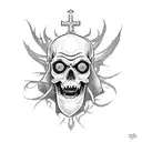 Lich from adventure time tattoo design idea