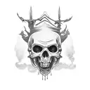 Lich from adventure time tattoo design idea