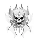 Lich from adventure time tattoo design idea