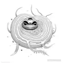 DUNE Fear is the Mind Killer sandworm tattoo design idea