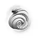 DUNE Fear is the Mind Killer sandworm tattoo design idea