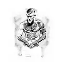 spine tattoo of Connor McGregor, but different and unique tattoo design idea