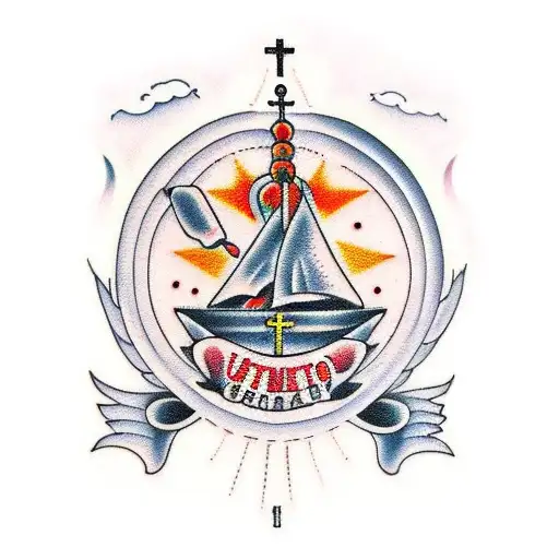 Upon This Rock, I build My Church tattoo design idea