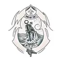 Upon This Rock, I build My Church tattoo design idea