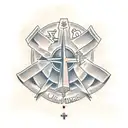 Upon This Rock, I build My Church tattoo design idea