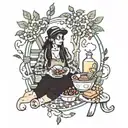 picnic tattoo design idea