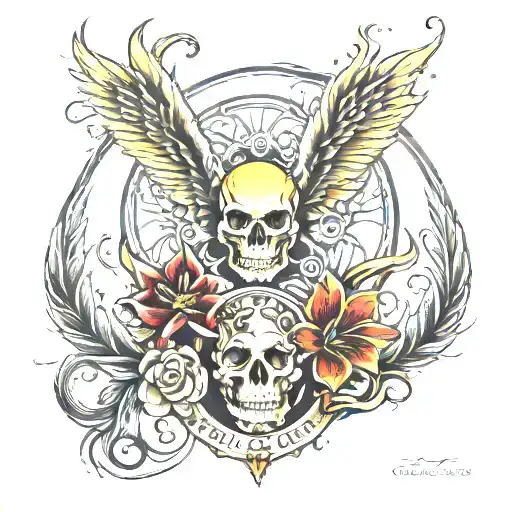 Deacon & Buster tattoo design idea