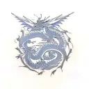 dragon-fly tattoo design idea