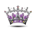 prince crown  tattoo design idea
