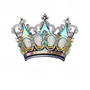 prince crown  tattoo design idea