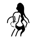 dancing woman  tattoo design idea