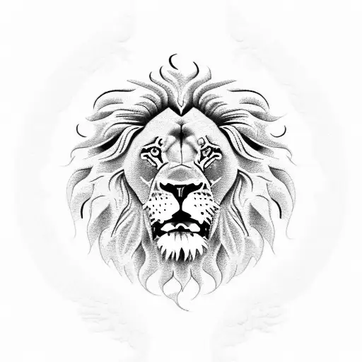 Lion, Liberia seal of liberty, Africa  tattoo design idea