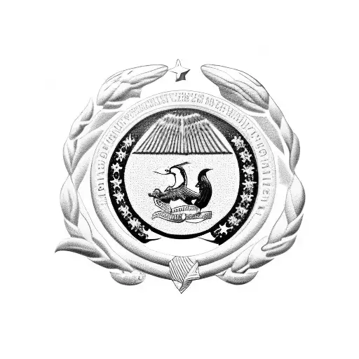  Liberia seal of liberty, Africa  tattoo design idea