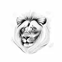 Lion, Liberia seal of liberty, Africa  tattoo design idea