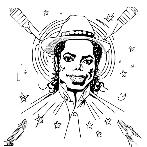 Michael Jackson pés  tattoo design idea
