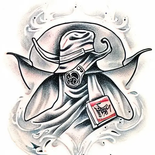 plague doctor tattoo design idea