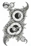 Triple Moon Goddess tattoo design idea