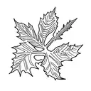 Maple Leaf tattoo design idea