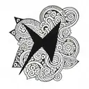 nicaraguan tribal art tattoo design idea