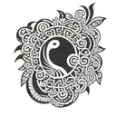 nicaraguan tribal art tattoo design idea