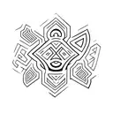 MMA Glove tattoo design idea