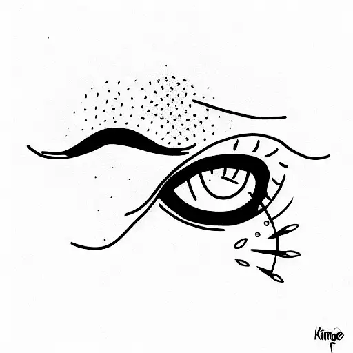 a tattoo inspired by the song "a lizard state" by King Krule tattoo design idea