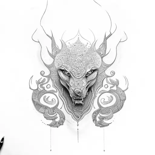 Ashok tattoo design idea