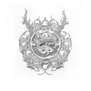 fortis fortuna adiuvat tattoo design idea
