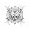 fortis fortuna adiuvat tattoo design idea