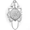  slave chain on wrist tattoo design idea