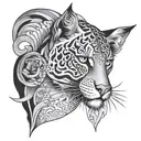 A and M tattoo design idea