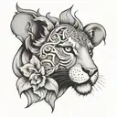 A and M tattoo design idea