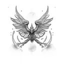 icarus tattoo design idea