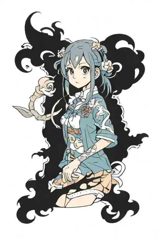 giyu Tomika tattoo design idea