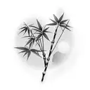 bamboo tree tattoo design idea