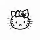 hello kitty tattoo design idea