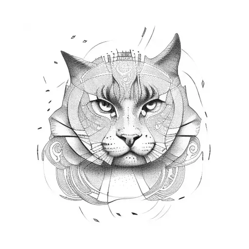 lines tattoo design idea