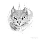 lines tattoo design idea