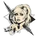 Debbie harry tattoo design idea