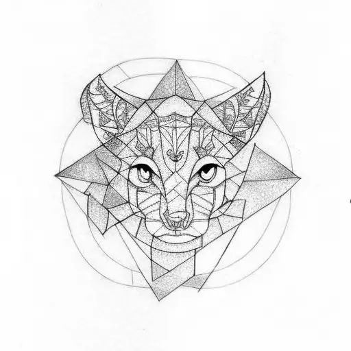 sketch of vertical fine, elegant tattoo stars, lines tattoo design idea