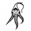 Squid Inca tattoo design idea