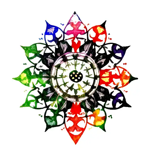 black clover five leaf naruto one-piece luffy haikyuu hinata  tattoo design idea