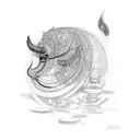 aham brahmasmi sanskrit tattoo design idea