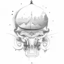 aham brahmasmi sanskrit tattoo design idea