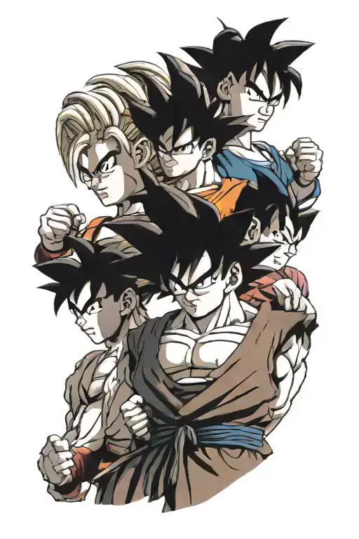 Son Goku Son Gohan homosexual tattoo design idea
